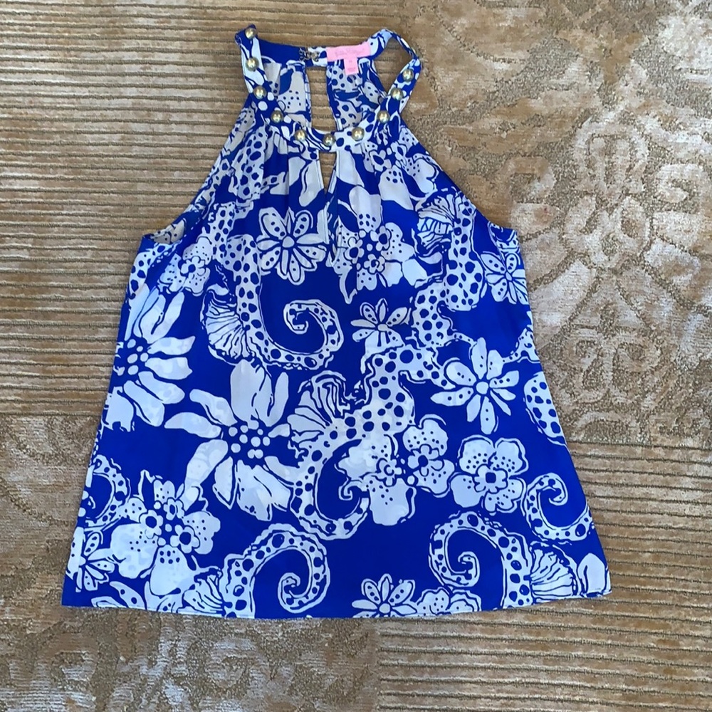 Lilly Pulitzer silk tank top